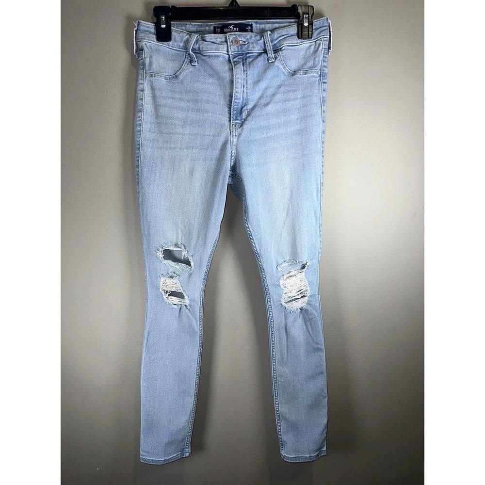 Hollister High Rise Jean Legging Distressed Women's Size 11R Stretch